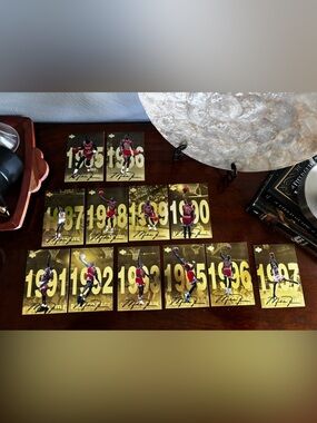 Michael Jordan Gold Basketball Collectible Card Set - Home Games